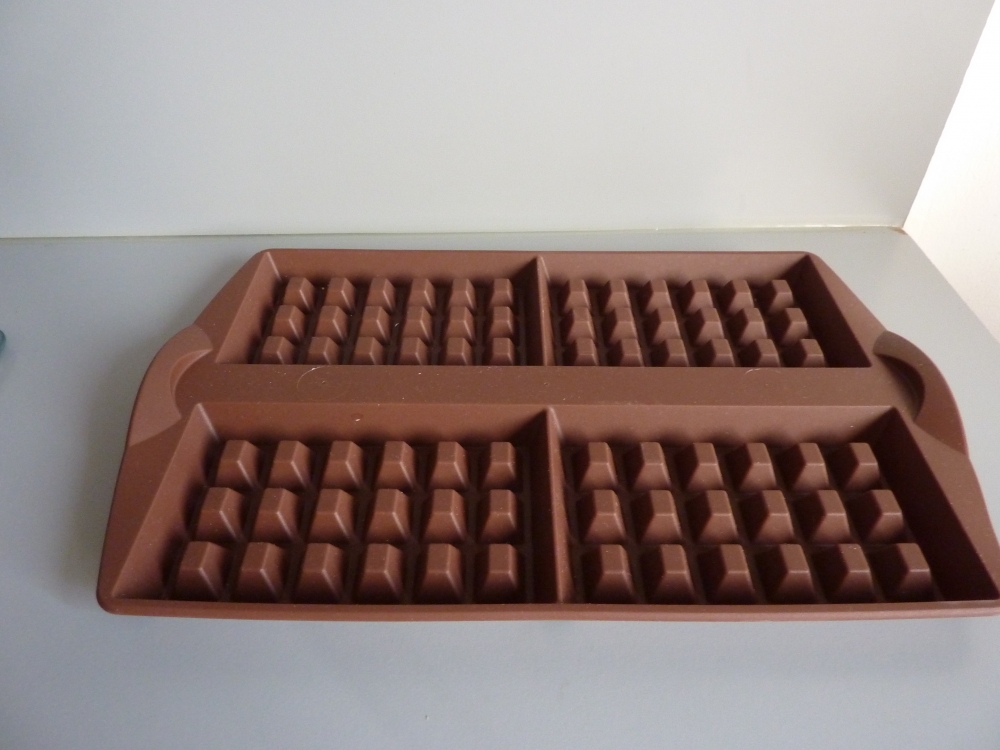 Moules à Gaufres En Silicone Forme Cœur - Lot De 2, 5 Cavités, Antiadhésif, Résistant à 230°C