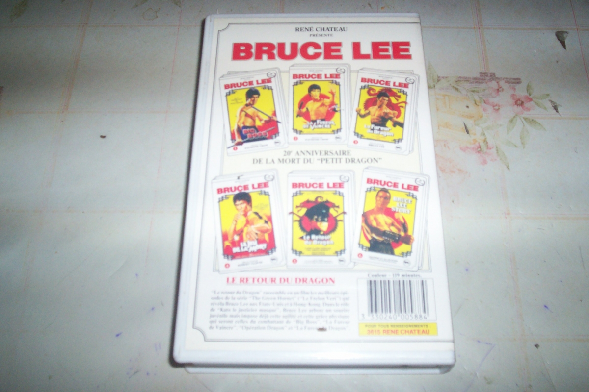 K7 Video Le Retour Du Dragon Bruce Lee Edition Rene Chateau Luckyfind