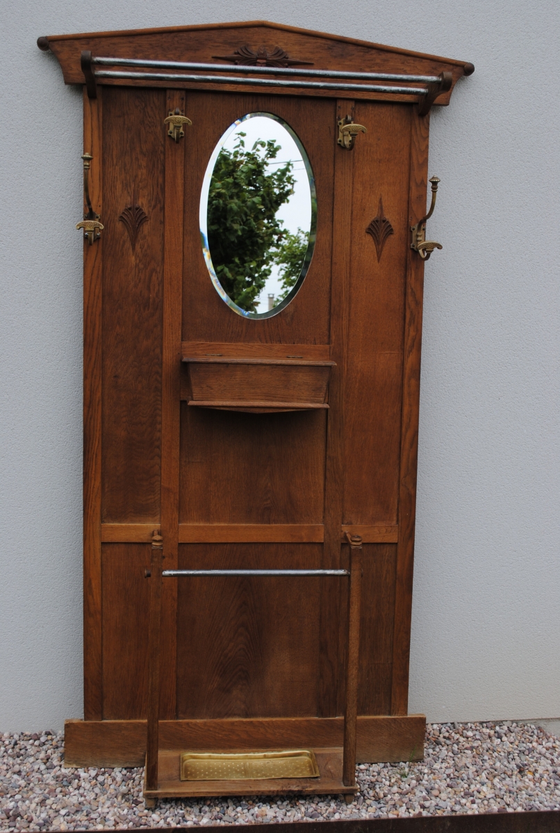 vestiaire porte manteau ancien en bois luckyfind vestiaire porte manteau ancien en bois luckyfind