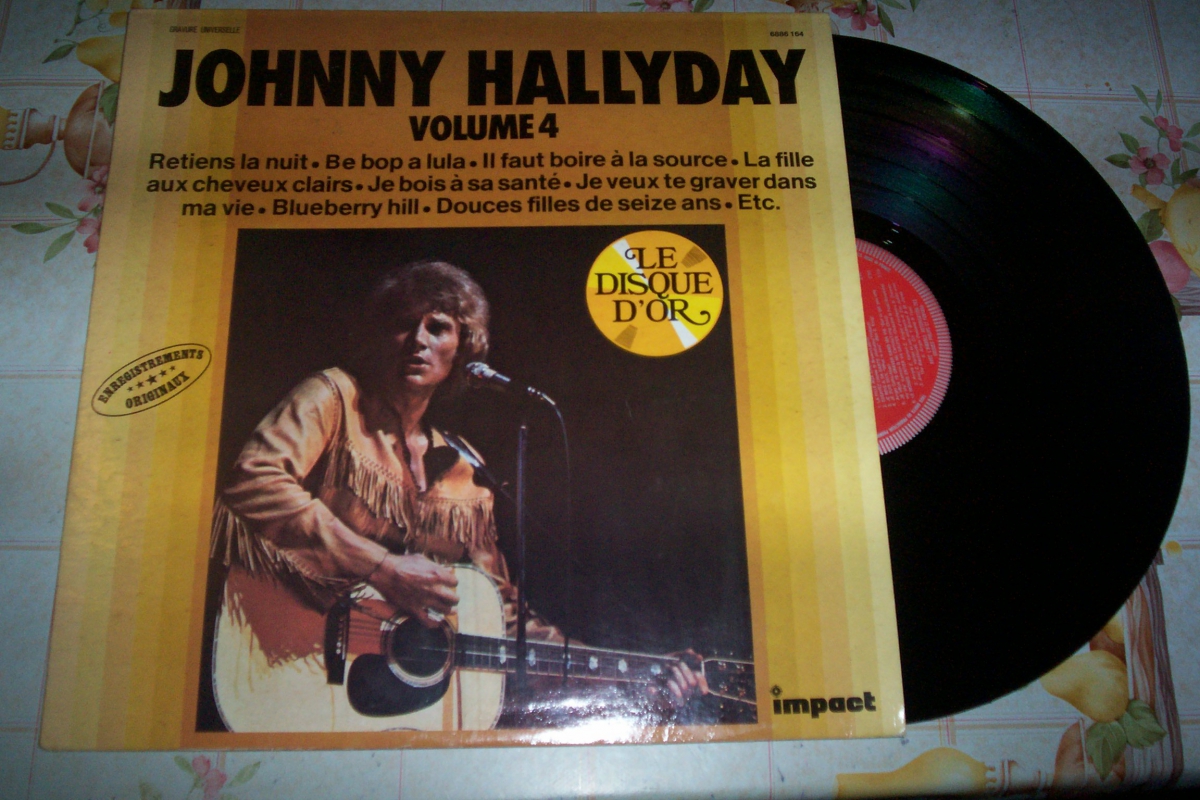 disque johnny hallyday 33 tours rare prix