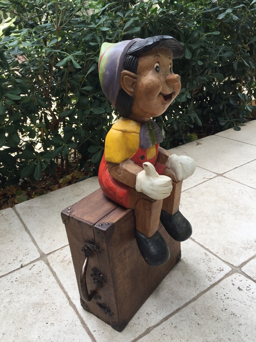Pinocchio Vintage en bois – Luckyfind