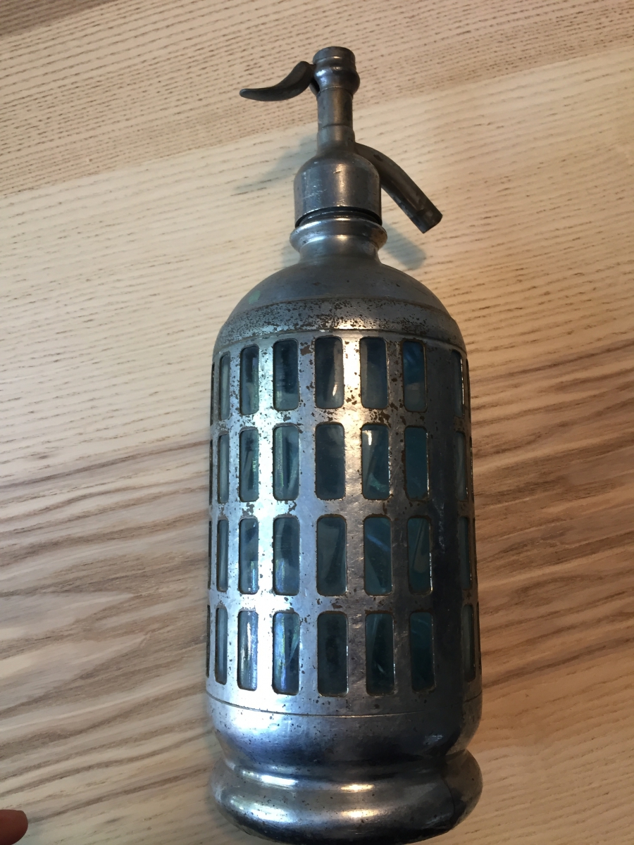 Bouteille Eau De Seltz Grillageé Vintage
