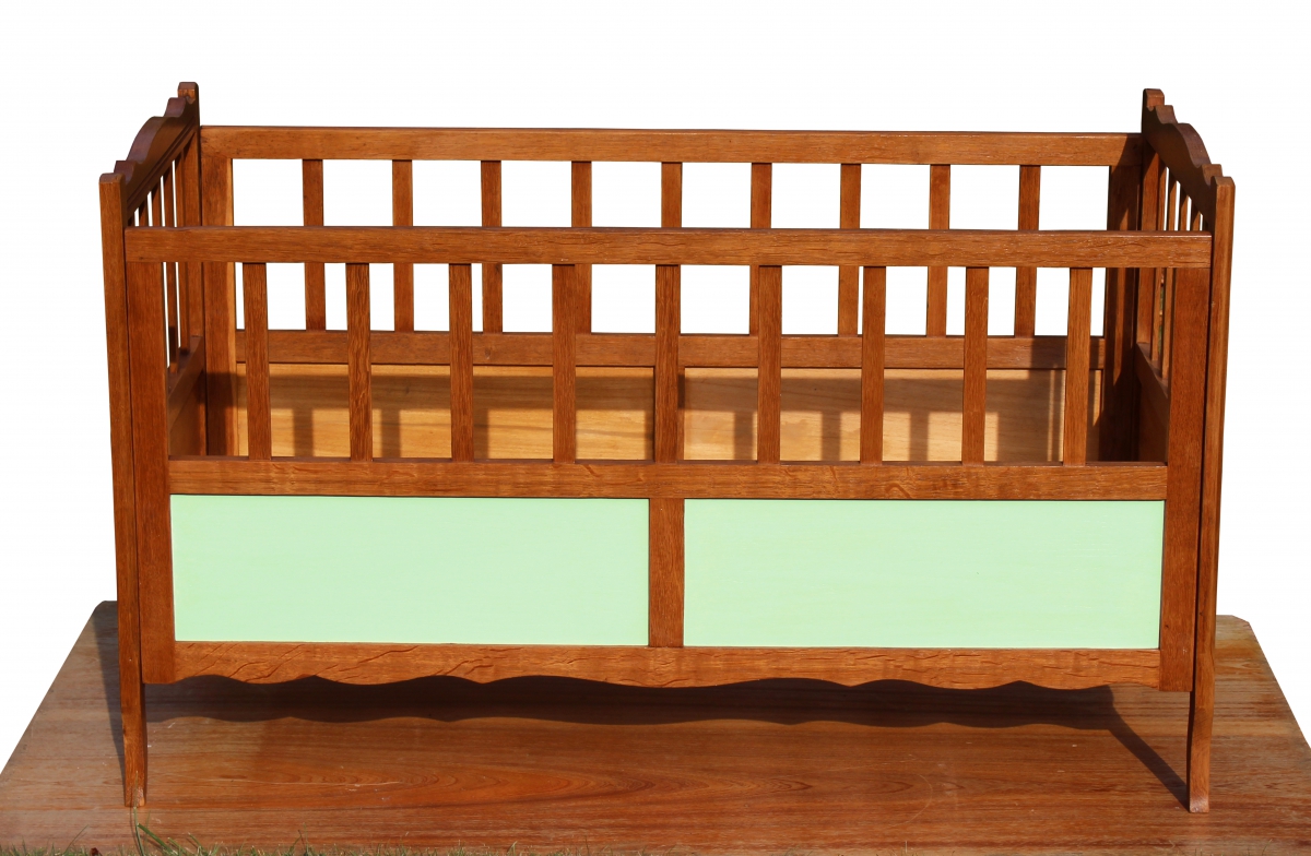 Lit Enfant En Chene Vintage Annees 50 Luckyfind