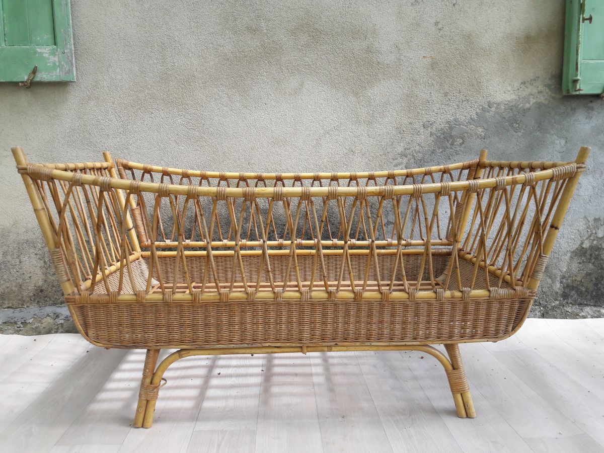 Lit Bebe En Rotin Luckyfind Lit Bebe En Rotin Luckyfind
