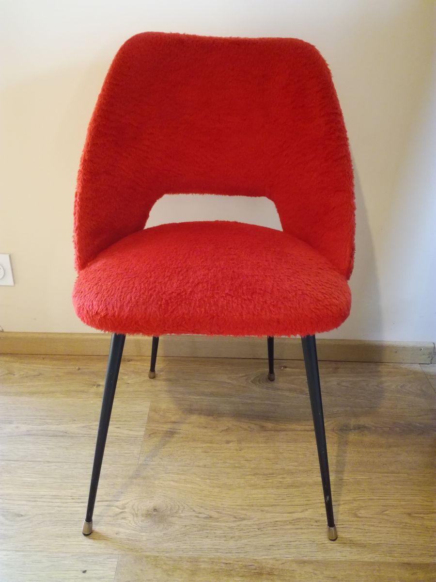 CHAISE MOUMOUTE ROUGE - De ci De ça Design: meubles et objets du