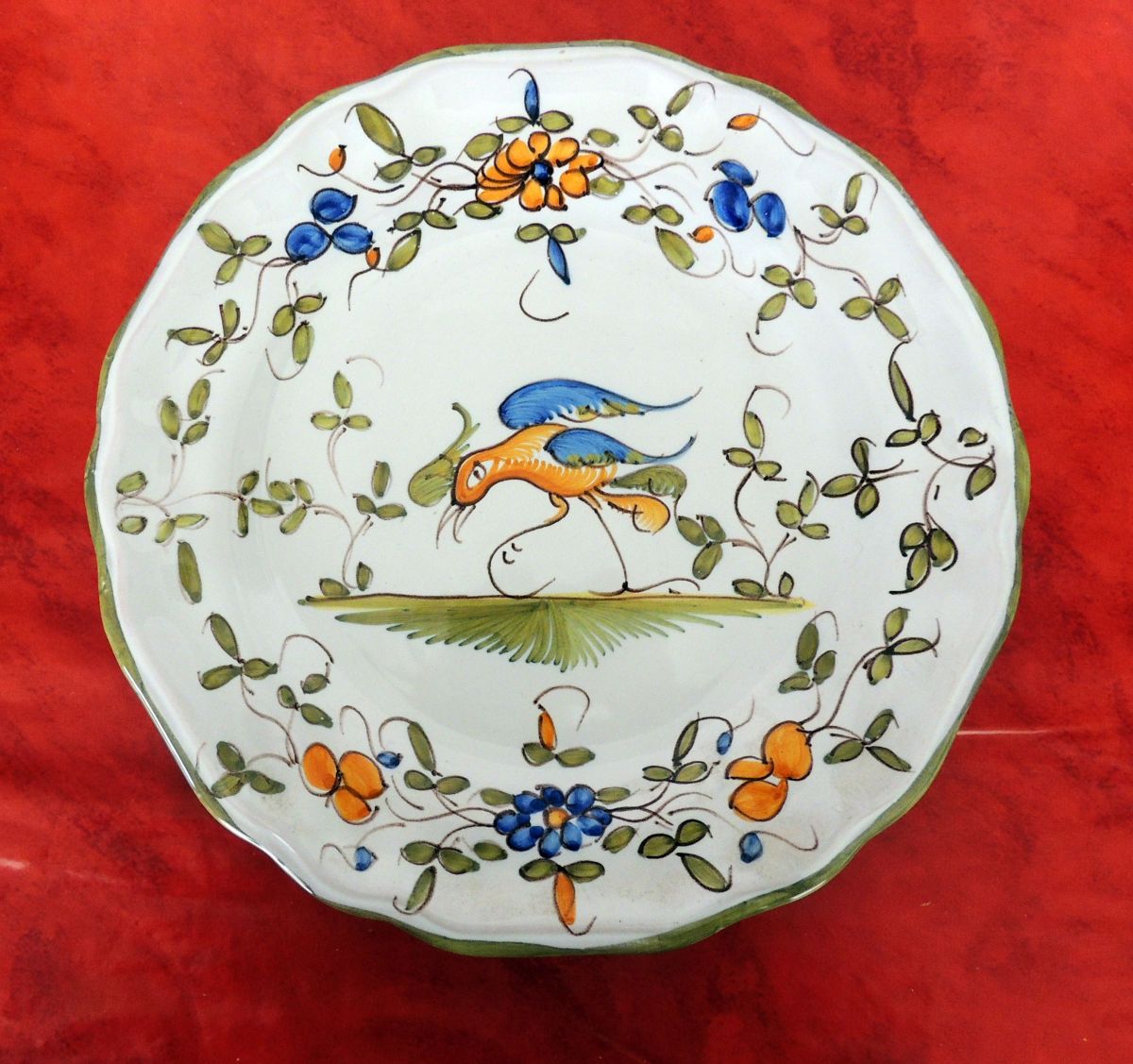 6 Anciens Oiseaux Décoratifs en Céramique - Vintage French Finds