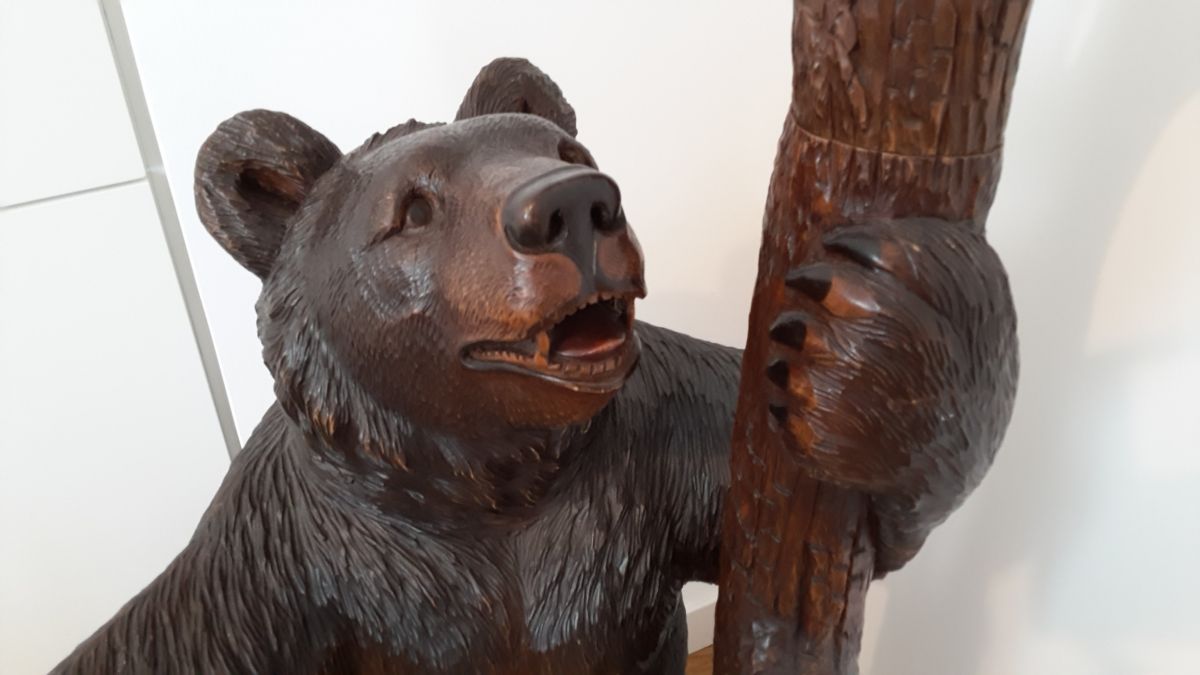 porte manteaux bois travail forêt noire 19ème Luckyfind