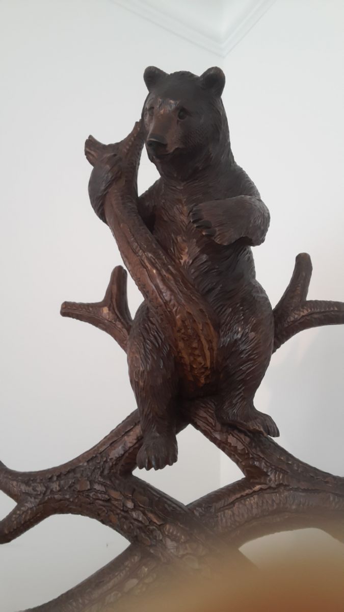 porte manteaux bois travail forêt noire 19ème Luckyfind