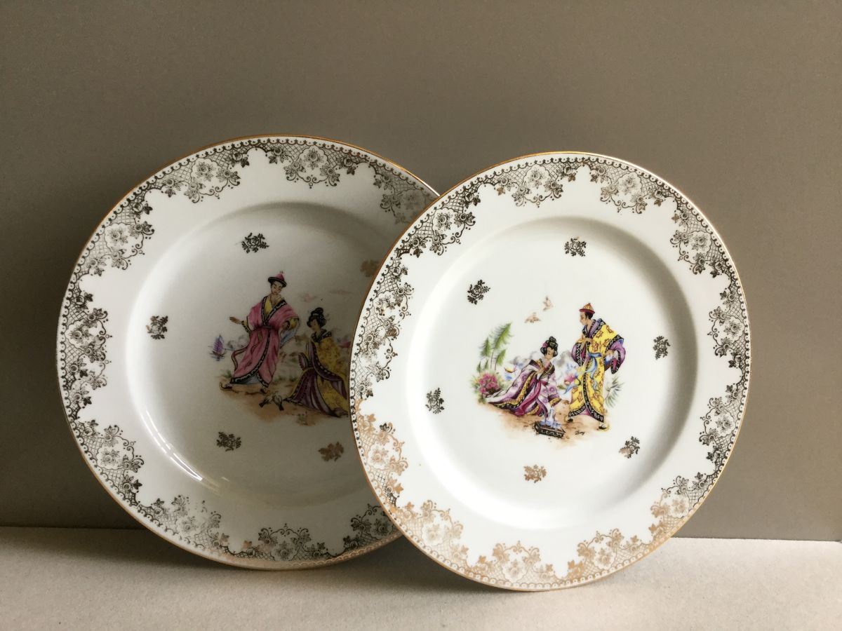 Assiette Porcelaine De Limoges Porcelaines Anciennes Sur Assiette My