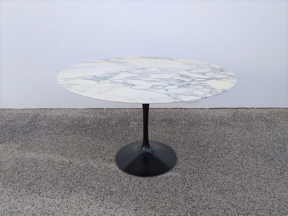 Table A Manger Tulipe Knoll Saarinen Vintage Luckyfind