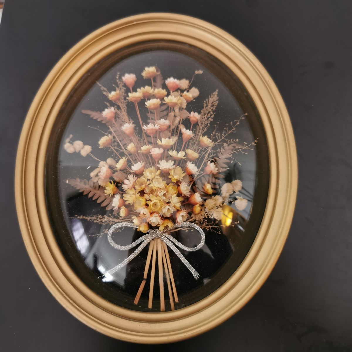 Lot de cadre en verre bombé fleurs séchées – Luckyfind