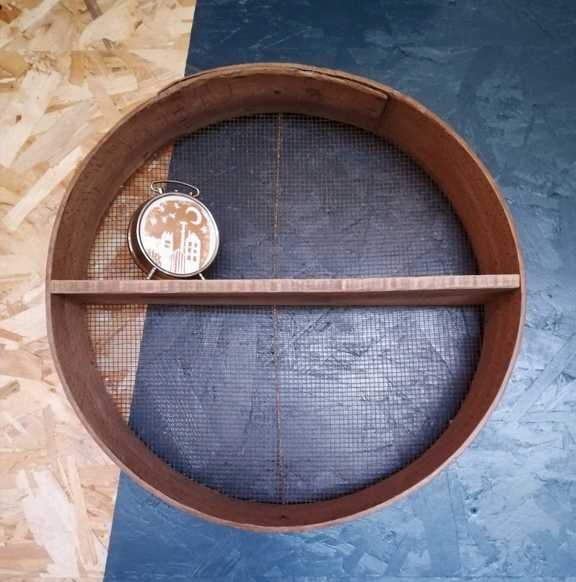 Etagere Murale Etagere En Bois Tamis Brun Luckyfind