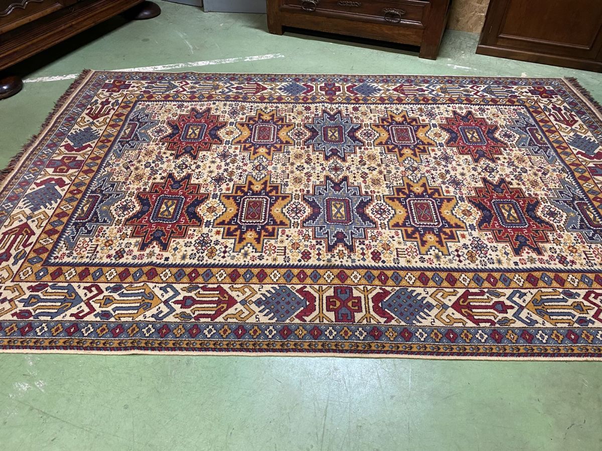 Tapis iranien en laine fait main - 3mx2m - Luckyfind