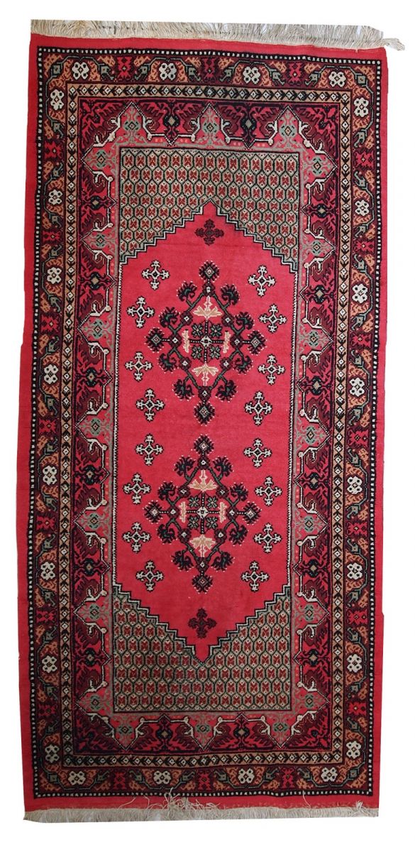  Tapis  vintage Alg rien  Berber fait main 1C404 Luckyfind