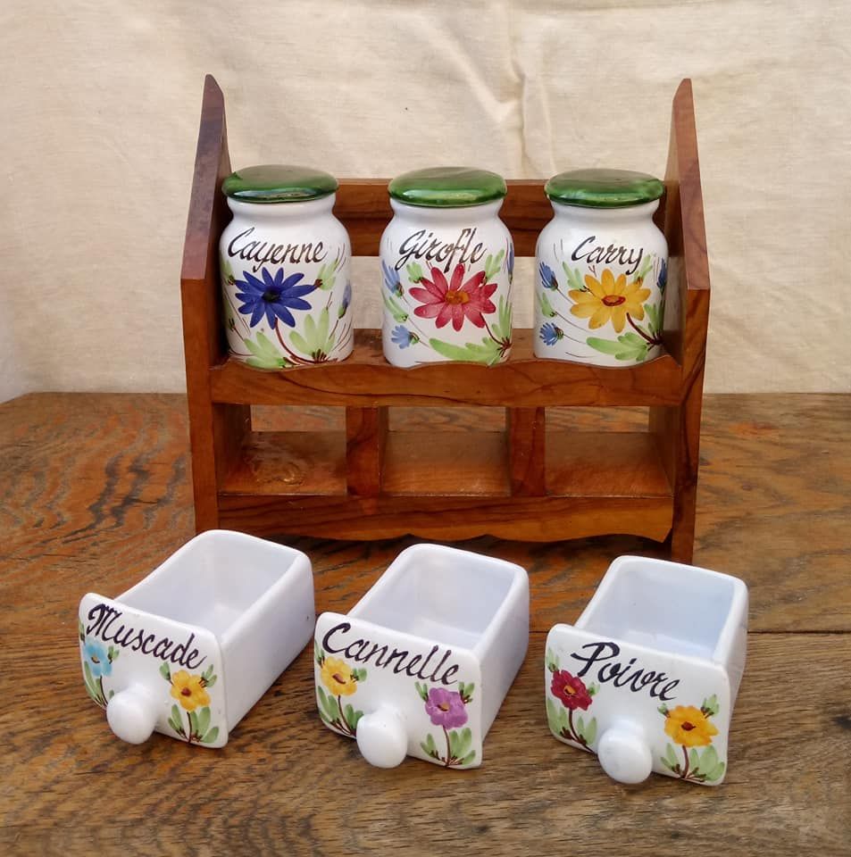 Ancienne étagère à épices Luckyfind