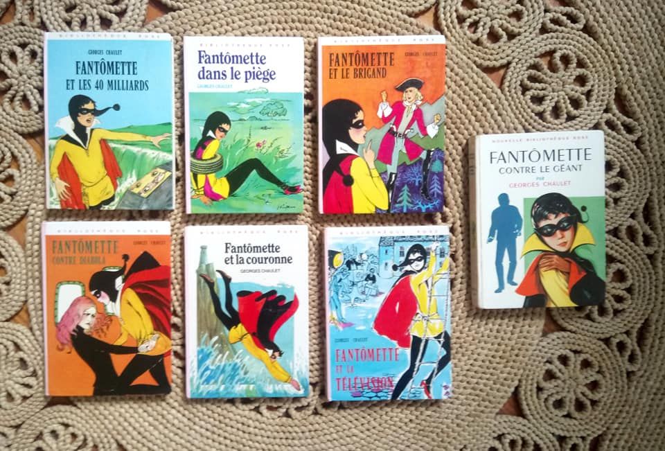 7 Volumes De Fantomette La Bibliotheque Rose Luckyfind
