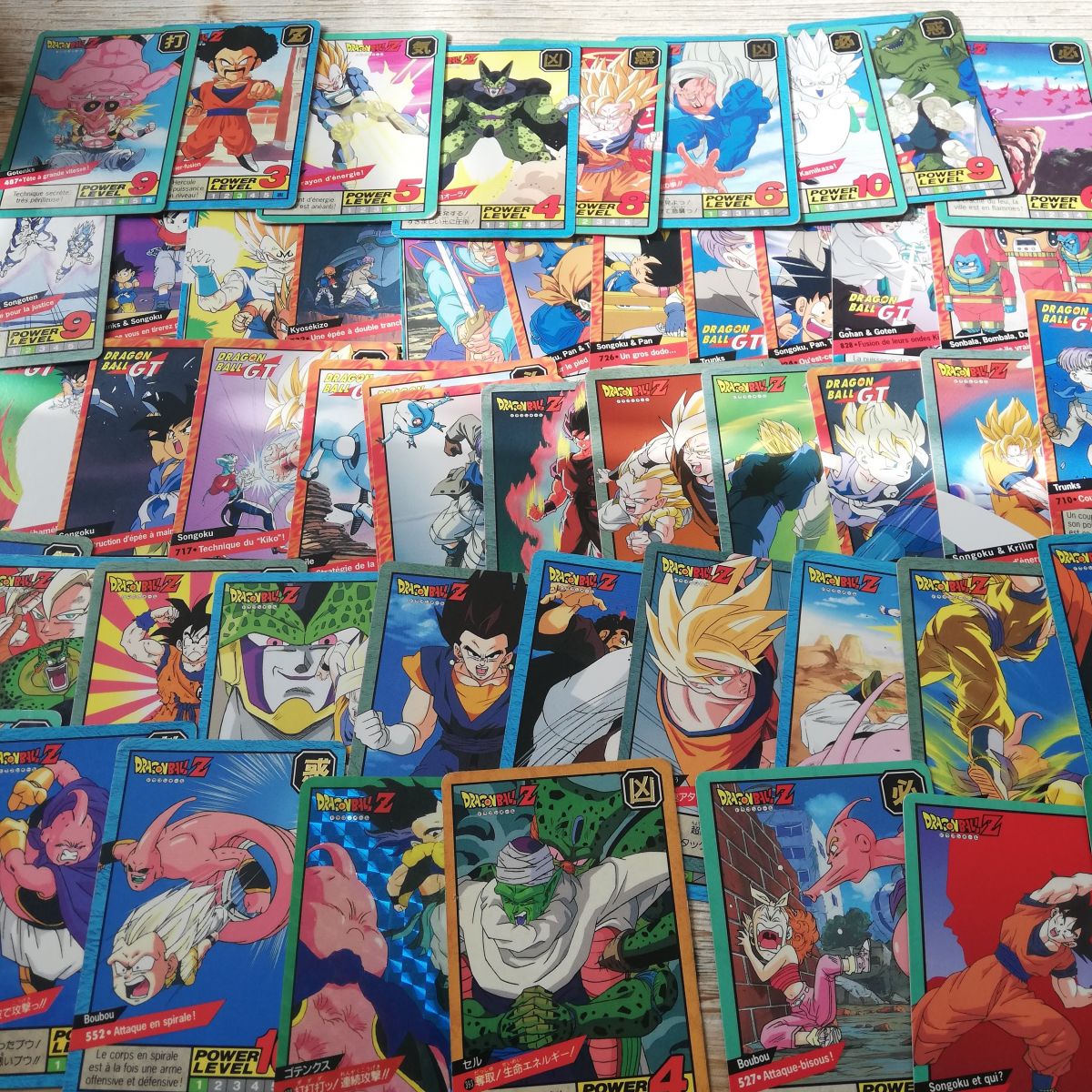 lot de cartes  dragon ball  z  Luckyfind