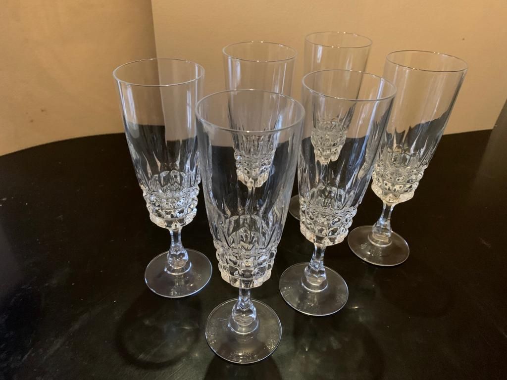 Flûtes à champagne en cristal Luckyfind