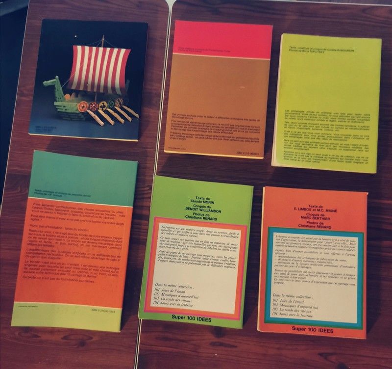 EDITION FLEURUS IDEES LOT 11 LIVRES LOISIRS CREATIFS VINTAGE 