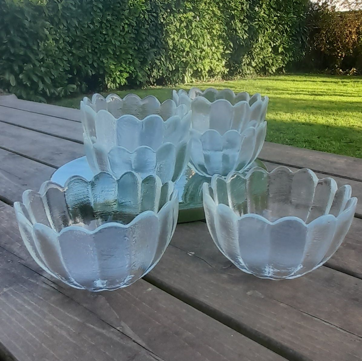 Set De 6 Coupelles à Dessert En Verre 300 Ml Avec Cuillères - Idéal Pour Glaces, Salades, Tiramisu