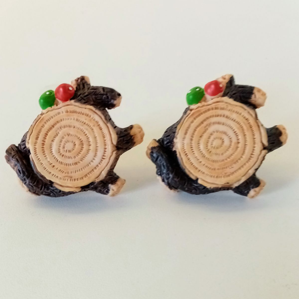 Boutons De Manchette Champignons - Étain Fait Main - Made In France - Cadeau Noces D'Étain