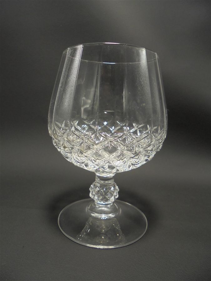 6 verres à cognac en cristal