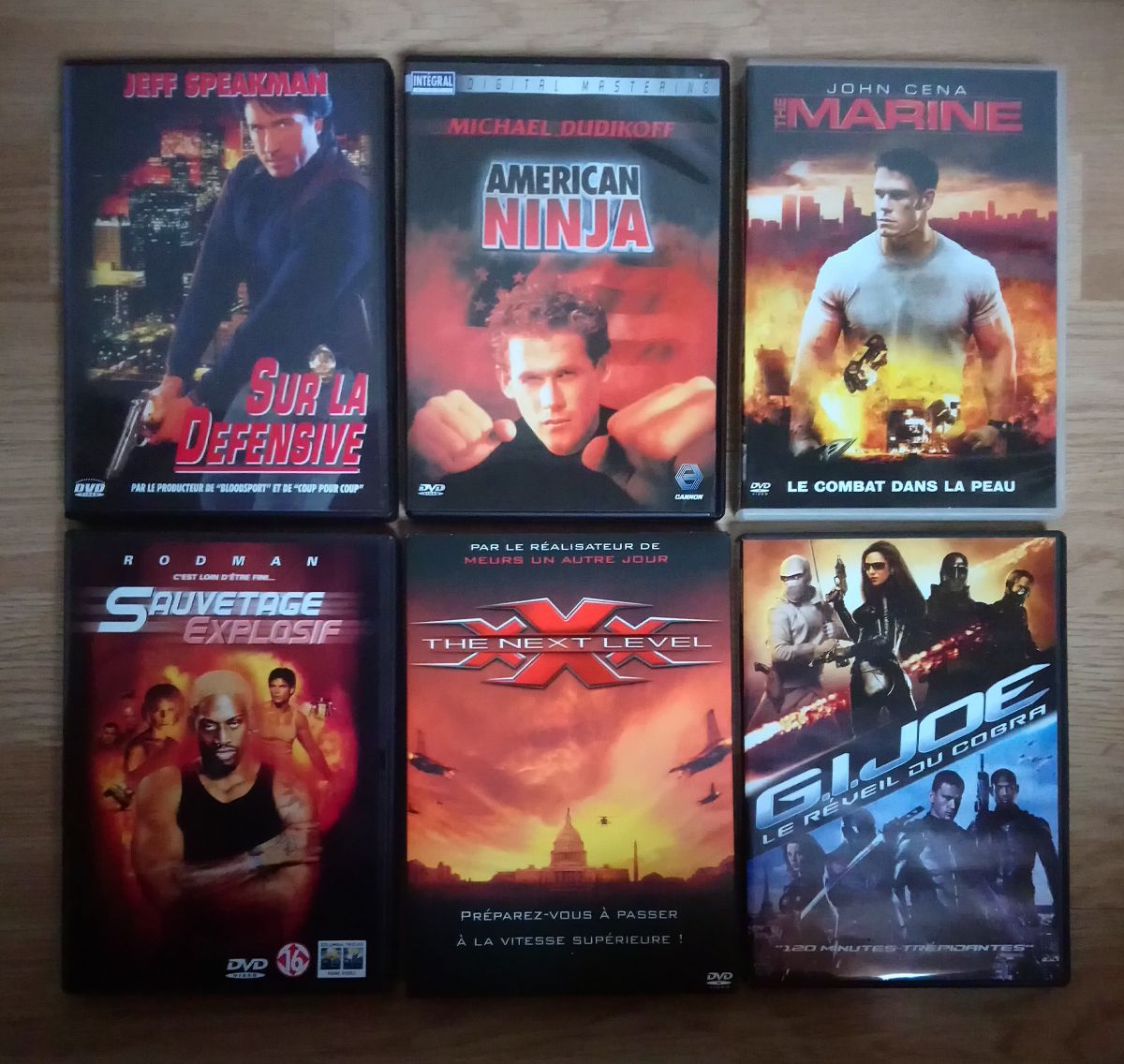 Lot de 6 DVD Films d'action – Luckyfind