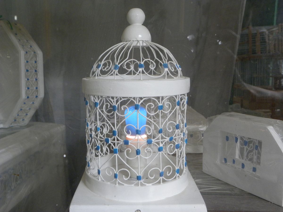 Lampe à Poser Cage Oiseau Sidi Bousaid
