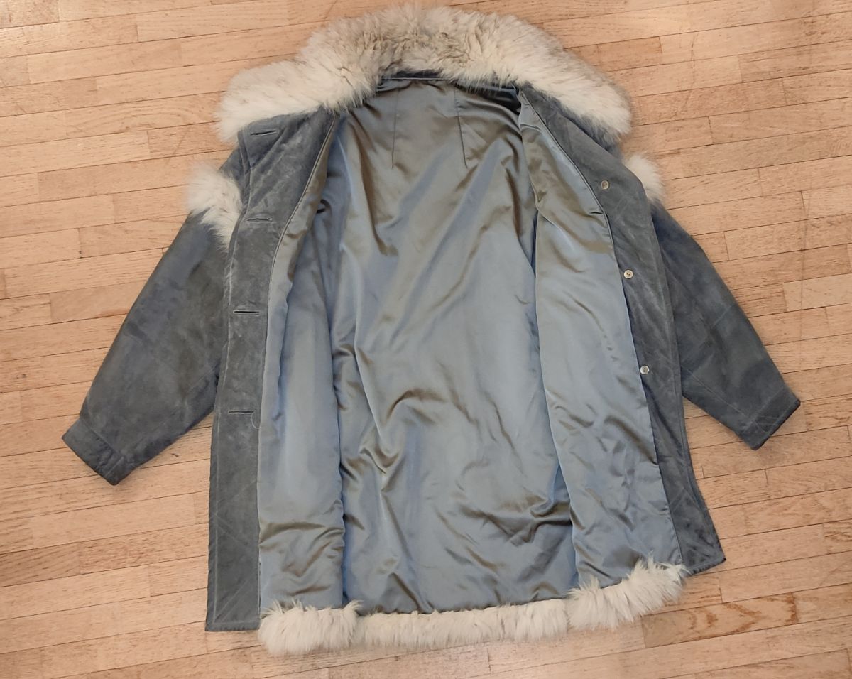 Manteau en fourrure au Renard Bleu – Luckyfind