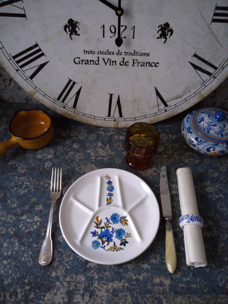 6 assiettes à fondue Saint Amand France 1960 – Luckyfind