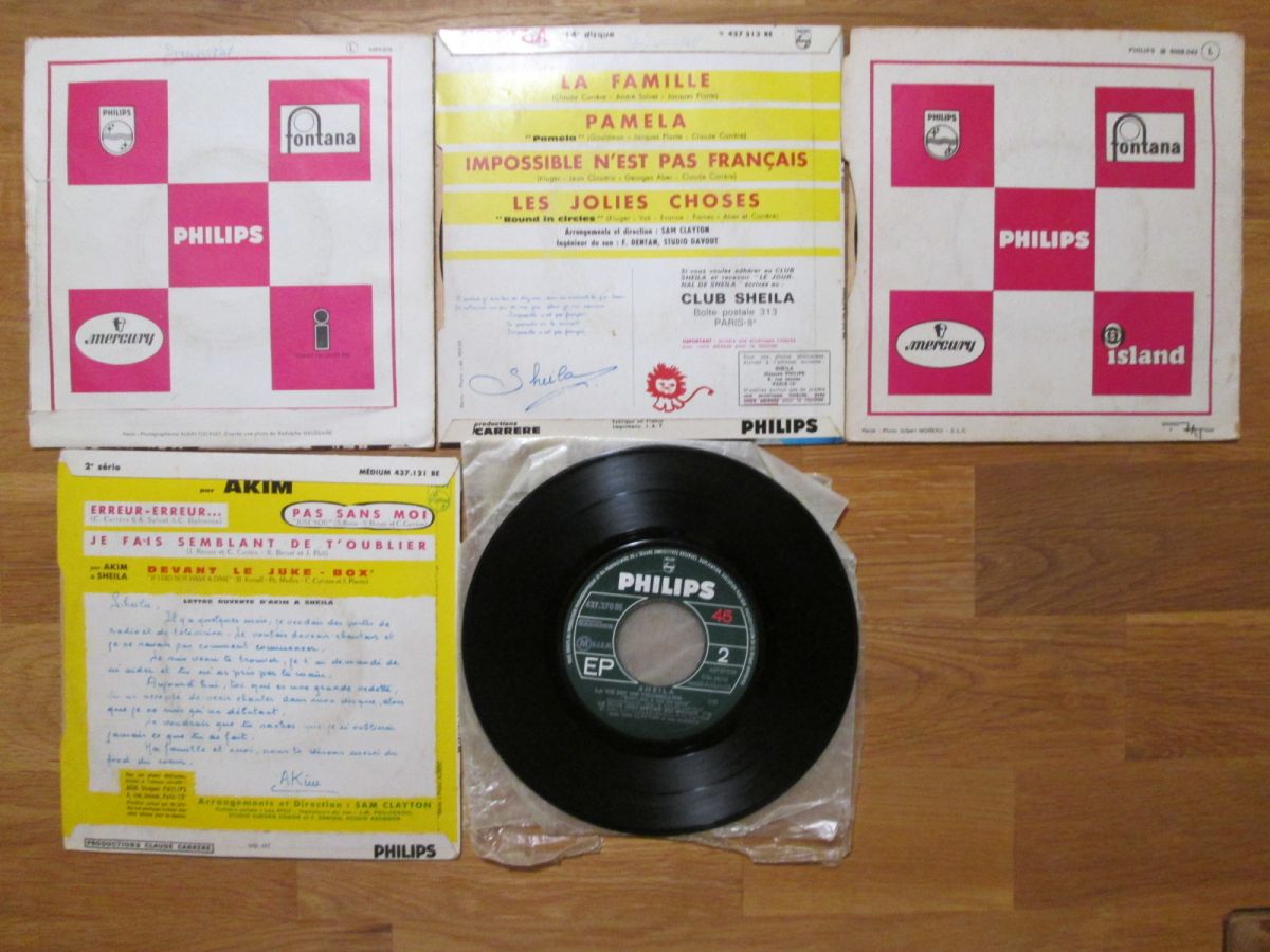 Vinyles 11 Disques 45 Tours - Années 70-80 – Luckyfind