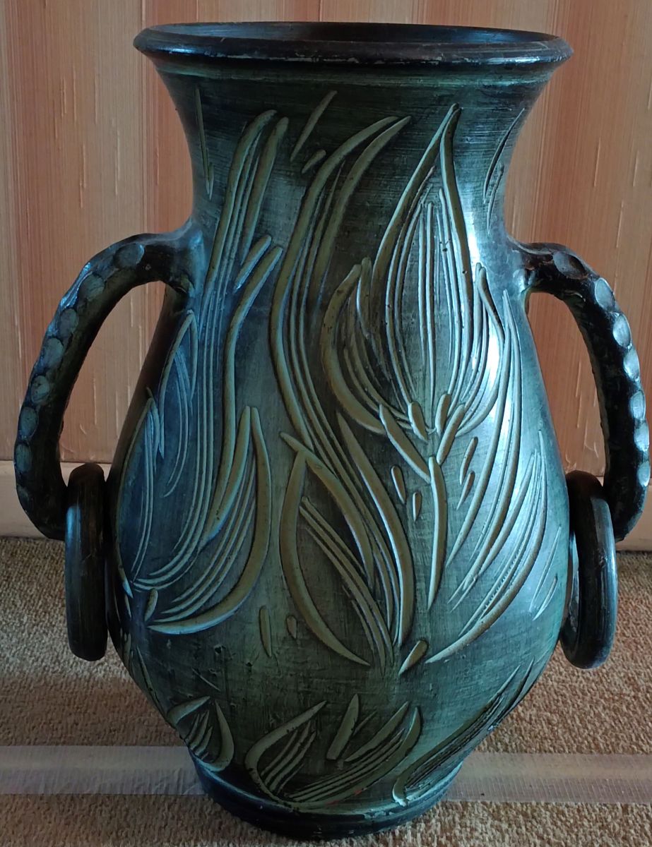Vase en ceramique signe "francisco figueras" espagnol Luckyfind