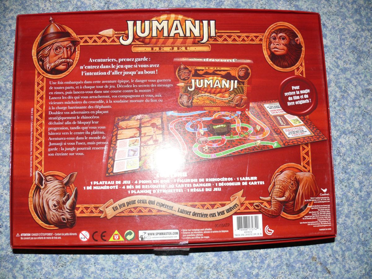jumanji ( jeu de plateau ) – Luckyfind