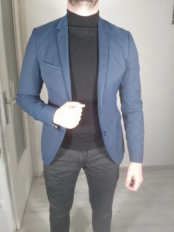 Belle veste costume slim homme marine brice taille 48