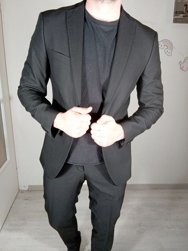 Costume noir homme zara new arrivals