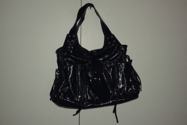 Sac vernis bleu marine