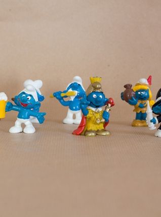 Lot de 10 Schtroumpfs