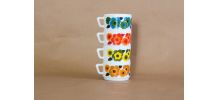 Lot 4 tasses Lotus
