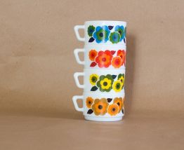 Lot 4 tasses Lotus