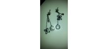 boucles d'oreilles argent