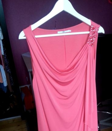 robe rose/corail