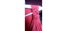 robe rose/corail