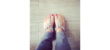 nu-pieds à strass 