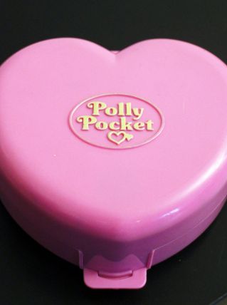 Polly Pocket vintage coeur rose