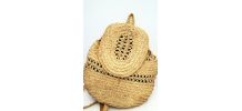 Sac à dos en paille
