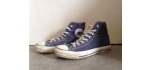 Converse bleu haute