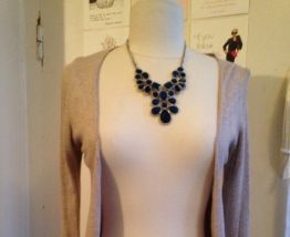 gilet gris beige
