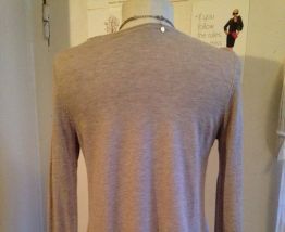 gilet gris beige