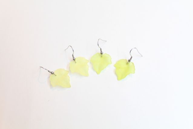 Boucles d'oreilles feuilles 