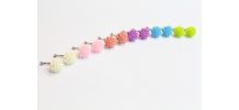 Boucles d'oreilles fleurs 